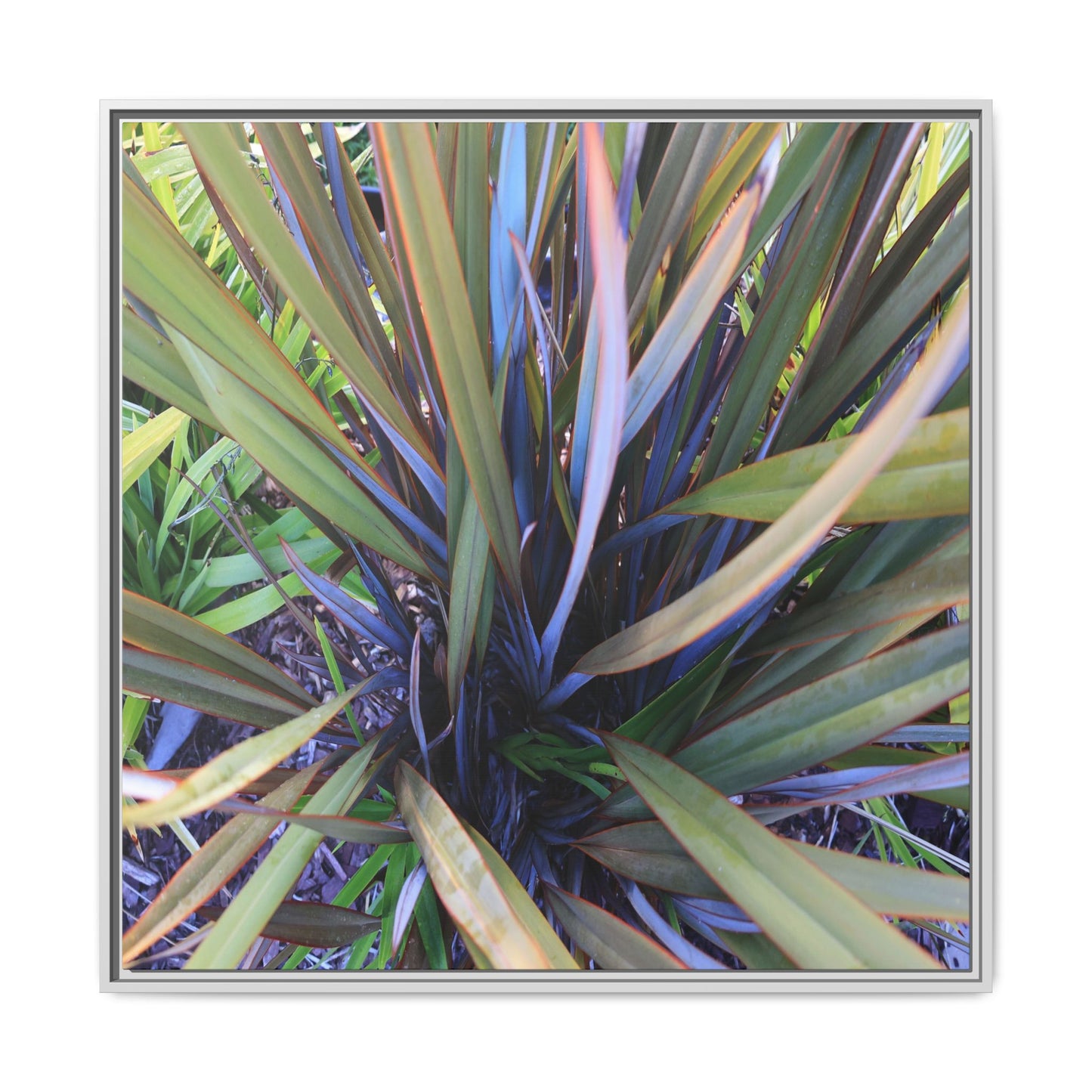 Radiant Leaves - Unique Stretched Canvas Wall Art