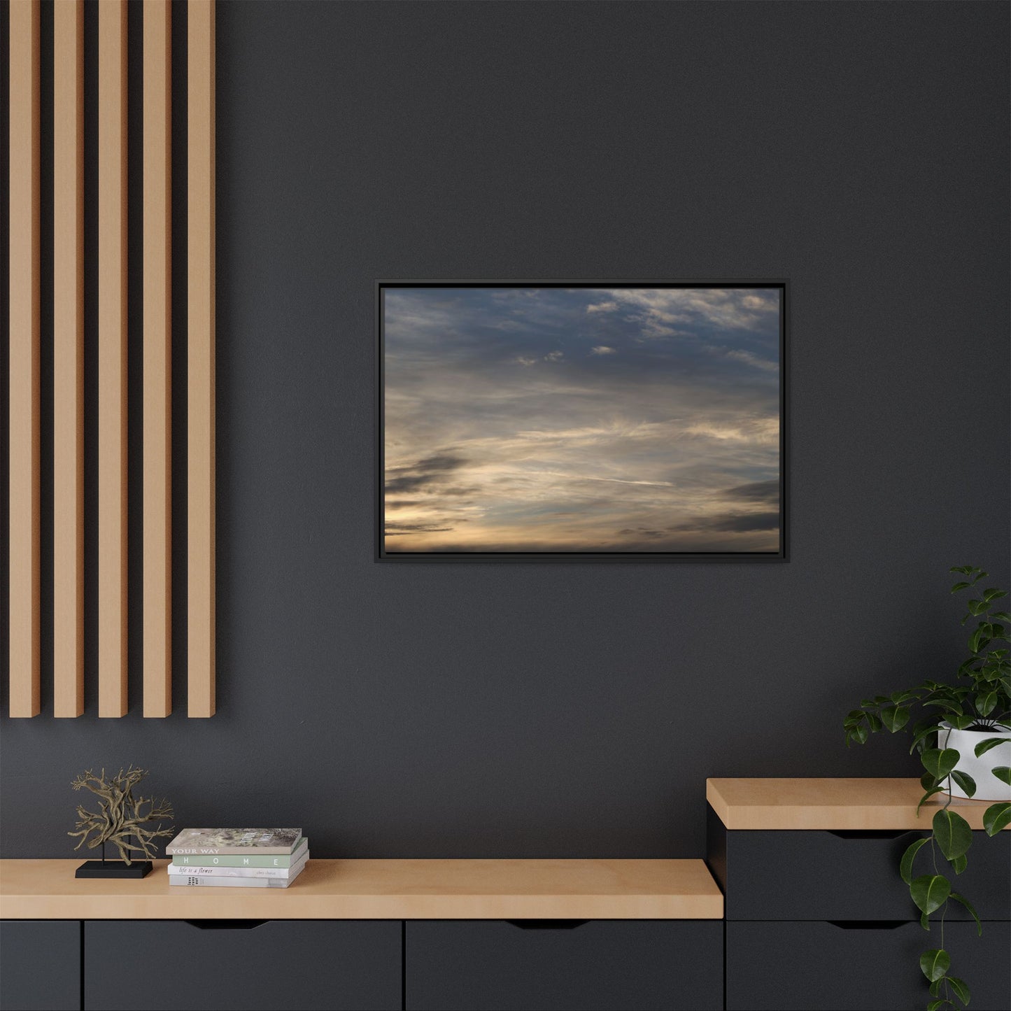 Clouded Thoughts - Unique Stretched Canvas Wall Art
