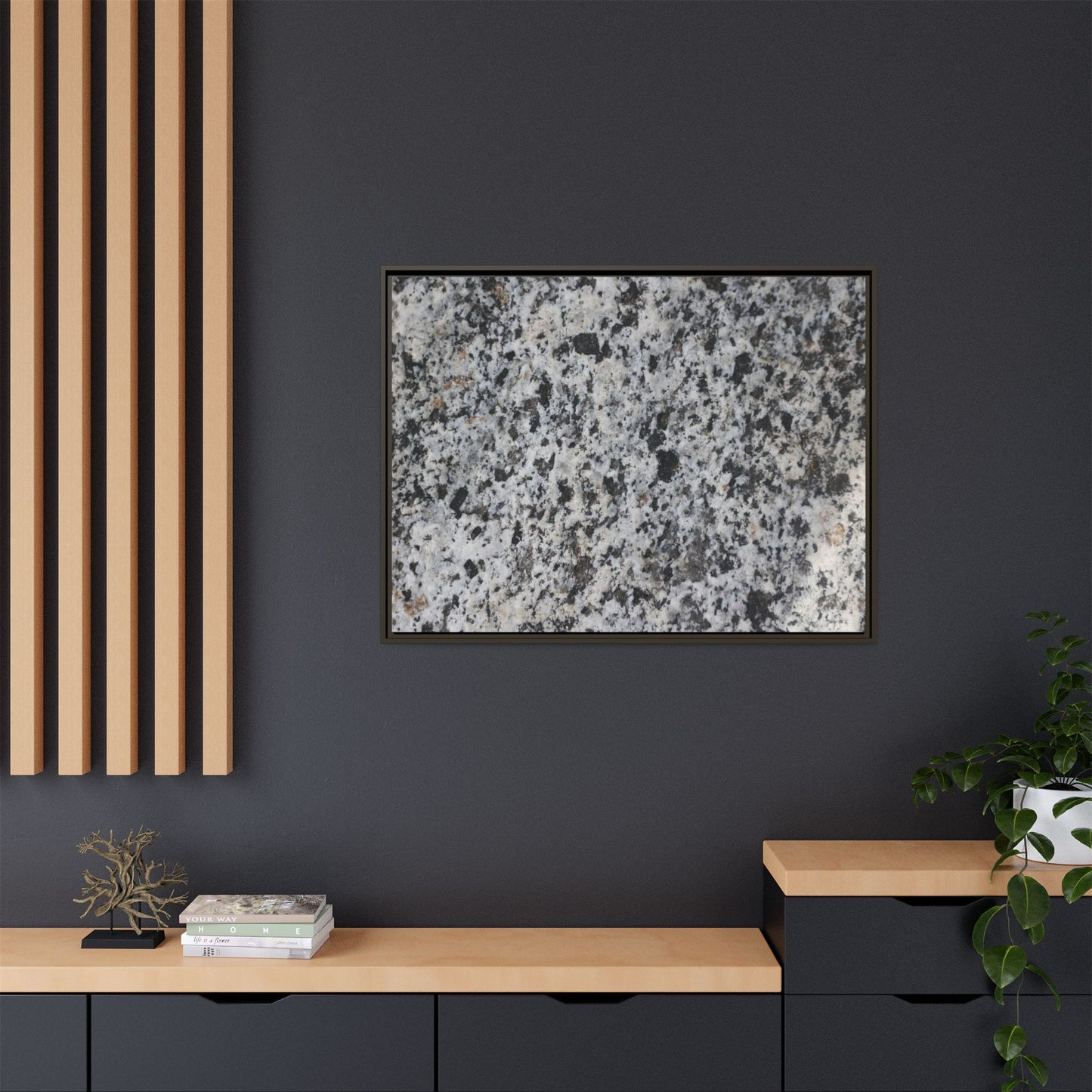 Granite Song - Unique Stretched Canvas Wall Art