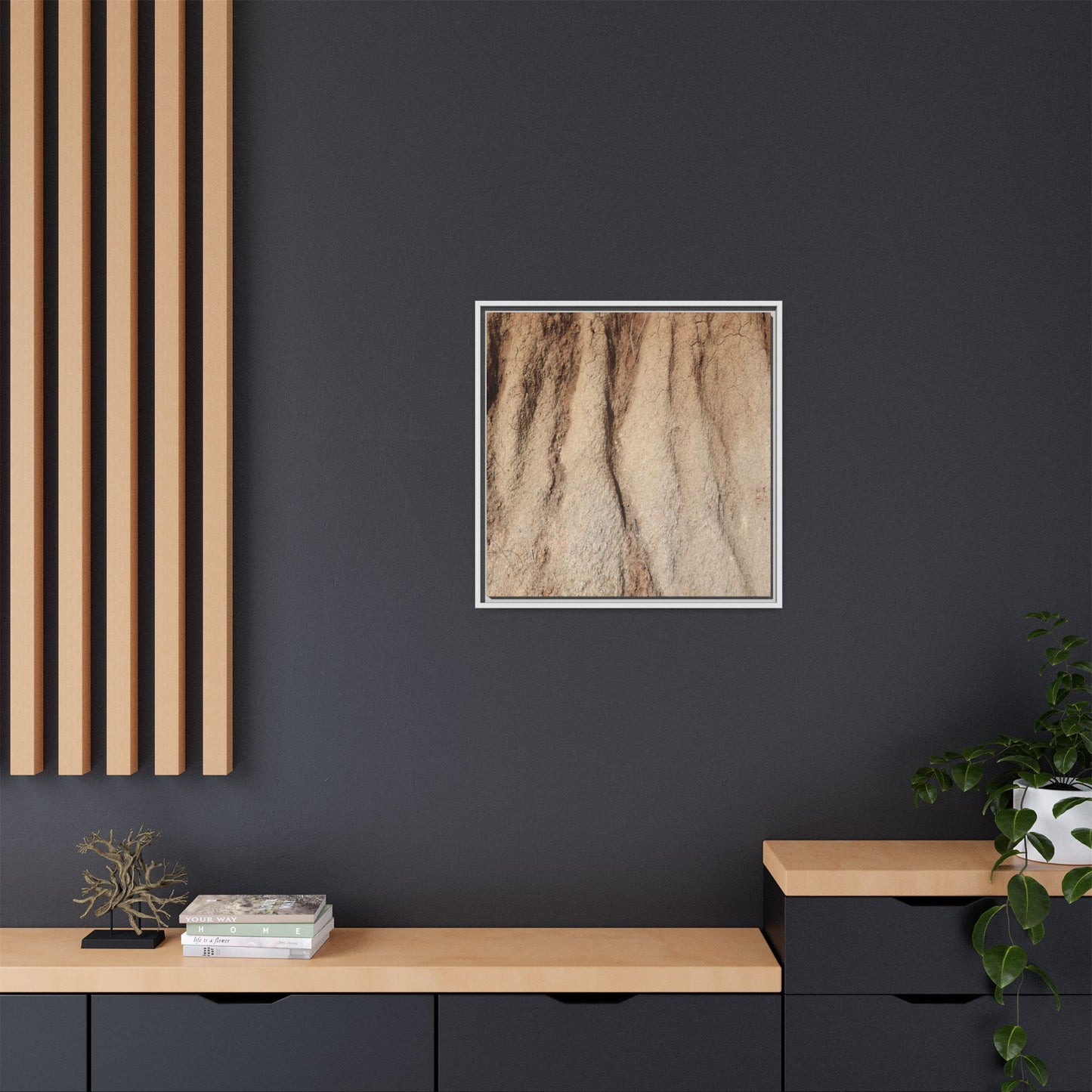 Eroded Canyon Walls - Unique Stretched Canvas Wall Art