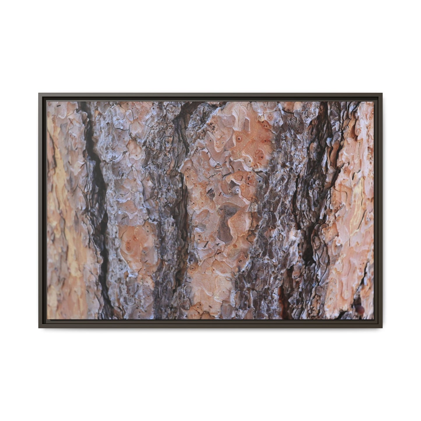 Earthy Embrace - Unique Stretched Canvas Wall Art