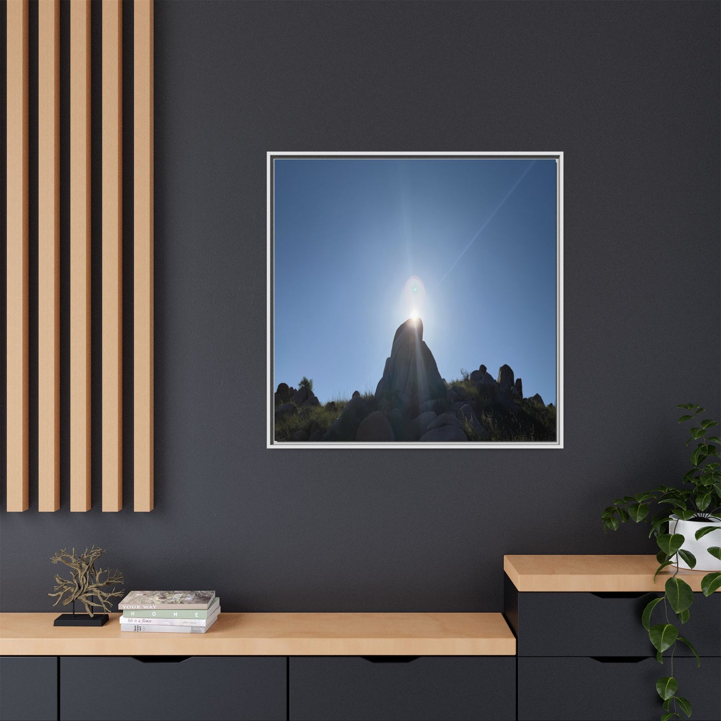 Sunburst - Unique Stretched Canvas Wall Art