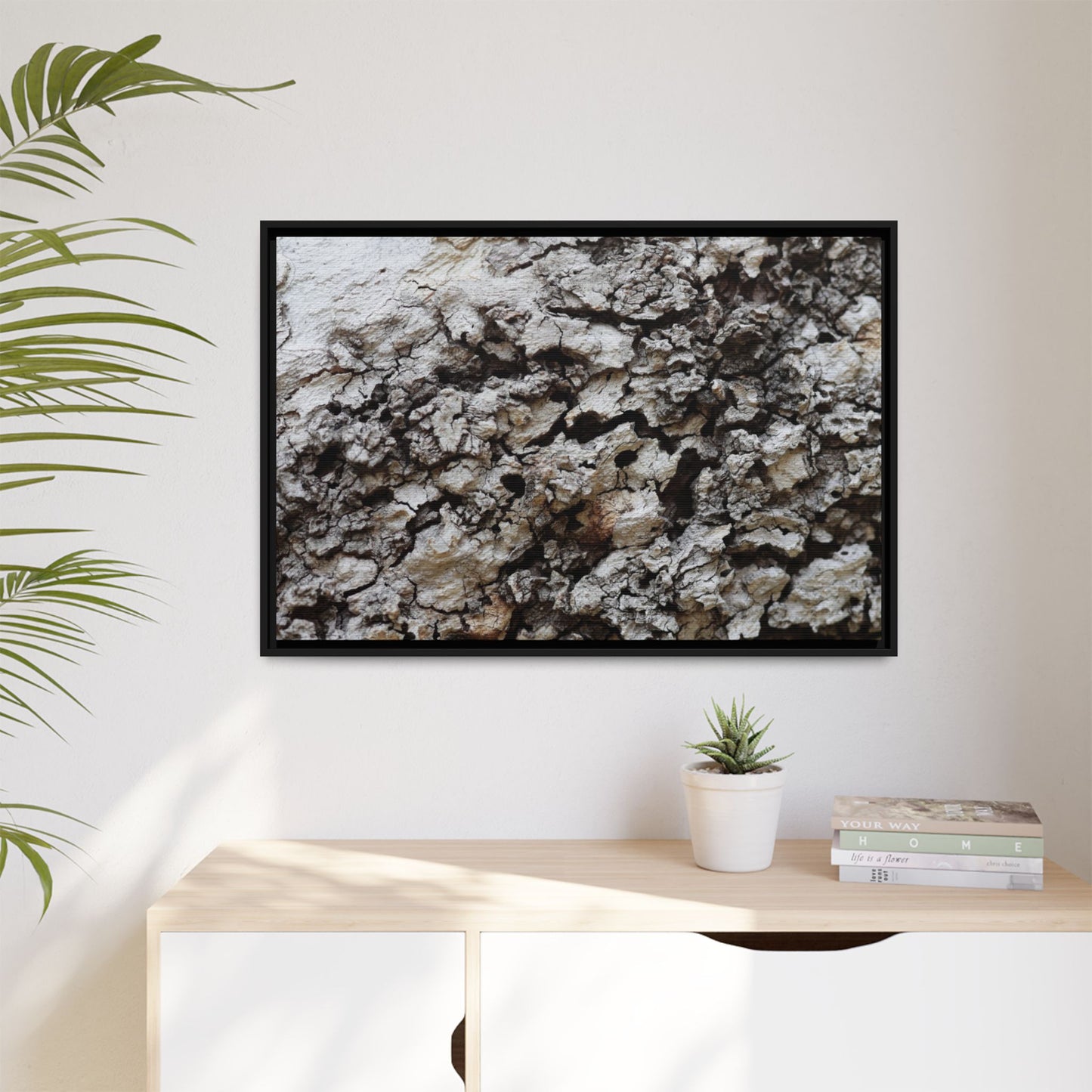 Cracked Terrain - Unique Stretched Canvas Wall Art