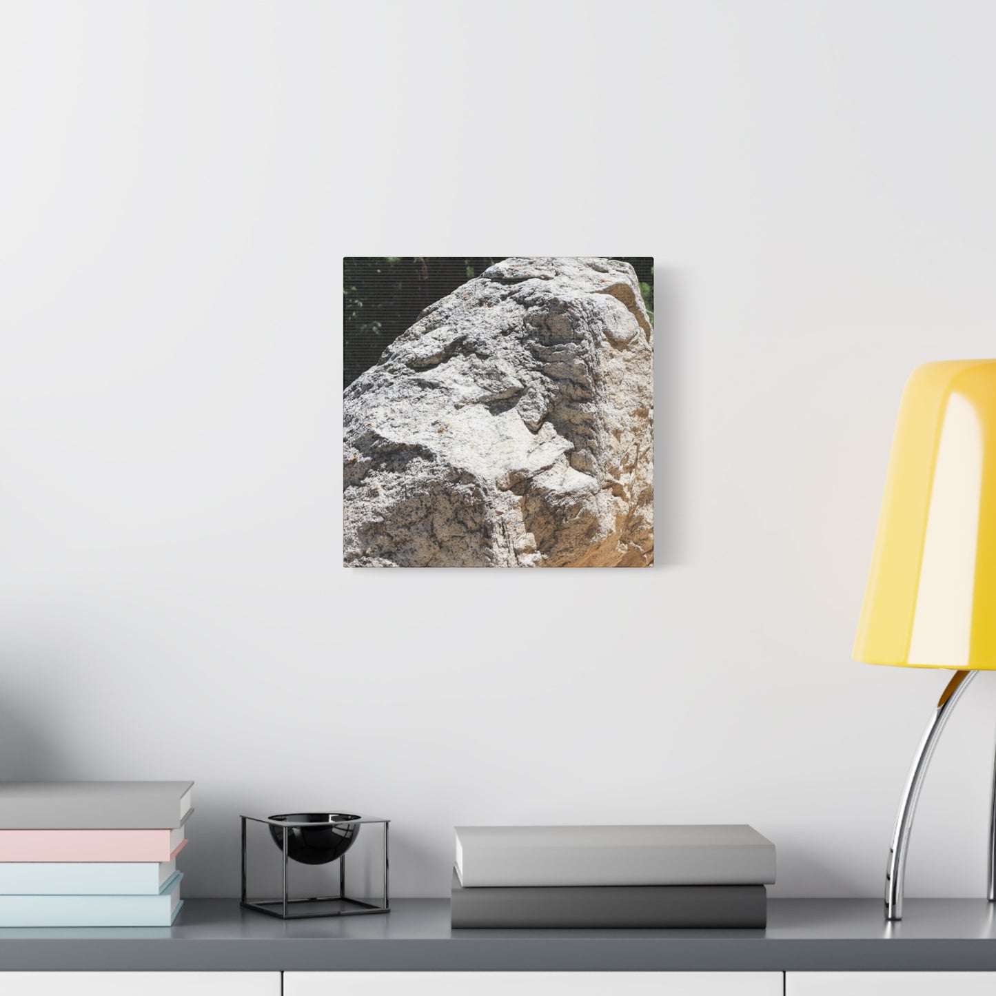 Stone of Solitude - Unique Frameless Canvas Wall Art