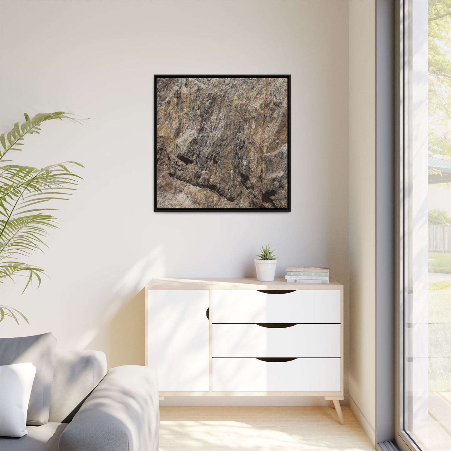 Weathered Time - Unique Stretched Canvas Wall Art