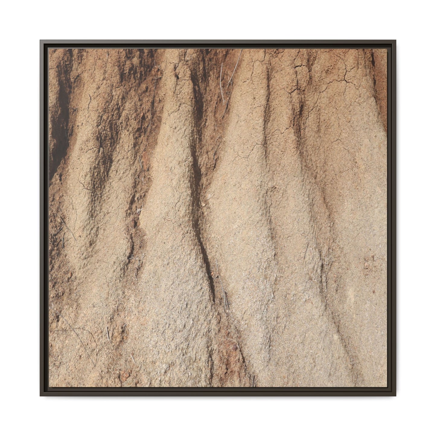 Eroded Canyon Walls - Unique Stretched Canvas Wall Art