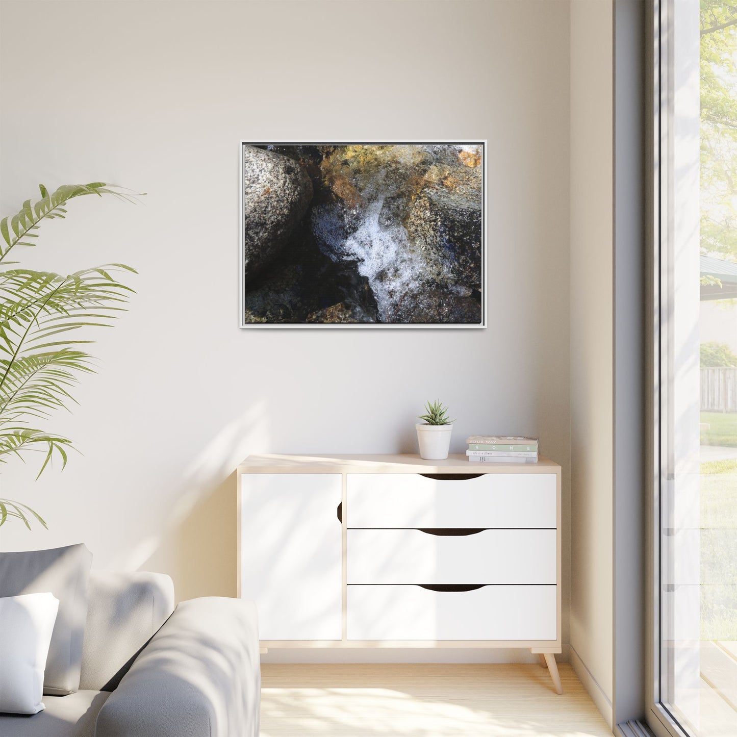 Nature's Turbulence - Unique Stretched Canvas Wall Art