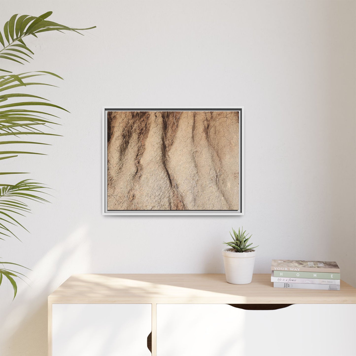 Eroded Canyon Walls - Unique Stretched Canvas Wall Art