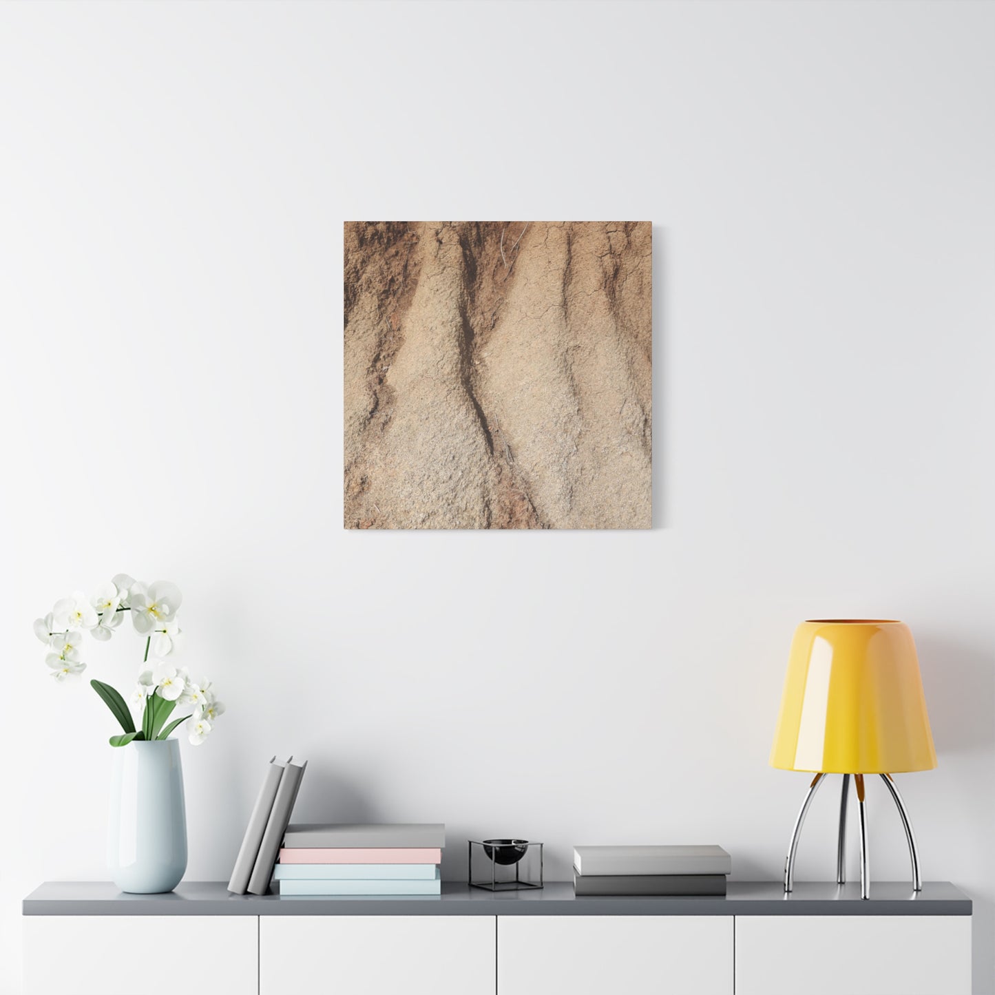 Weathered Earth - Unique Frameless Canvas Wall Art