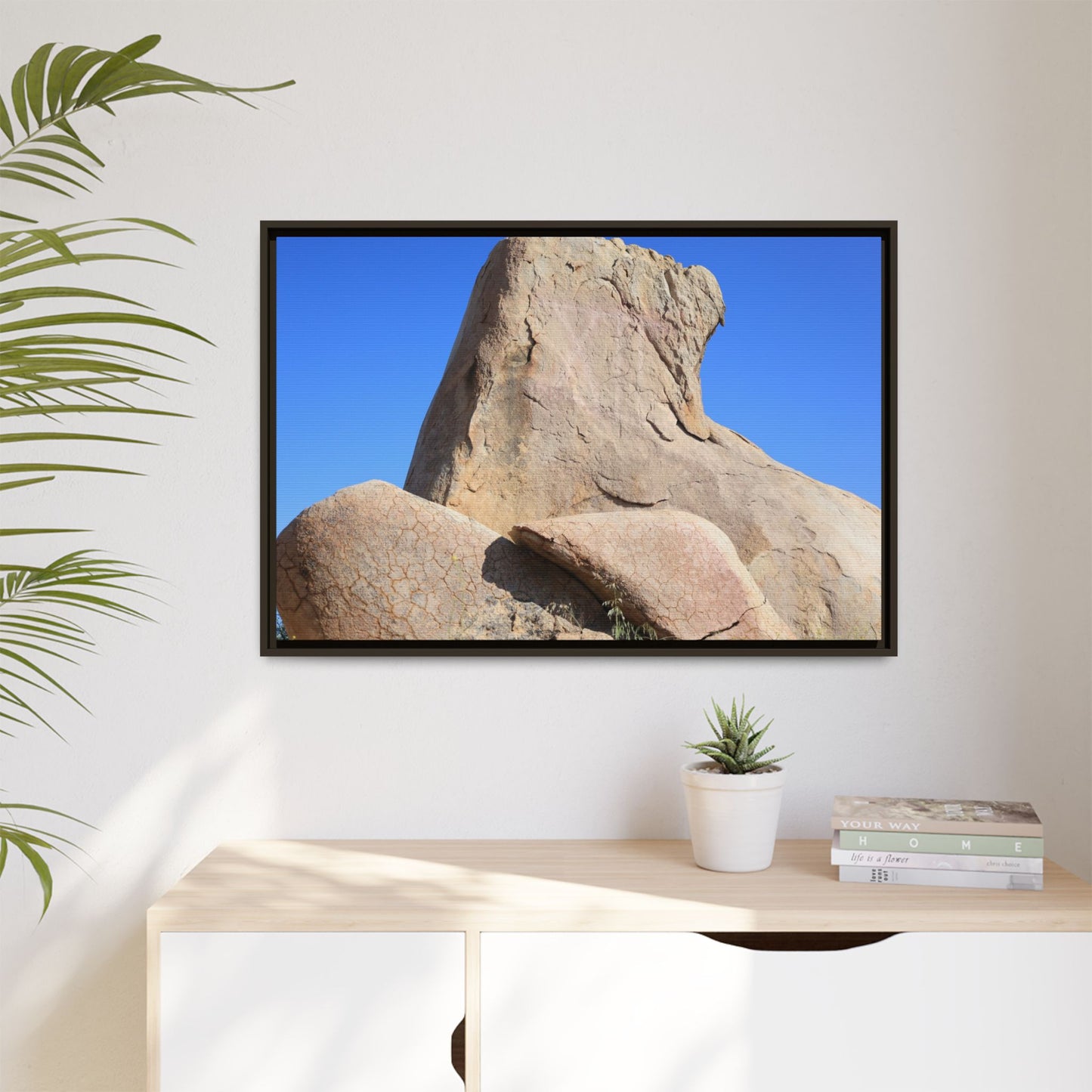 Rocky Sentinel - Unique Stretched Canvas Wall Art