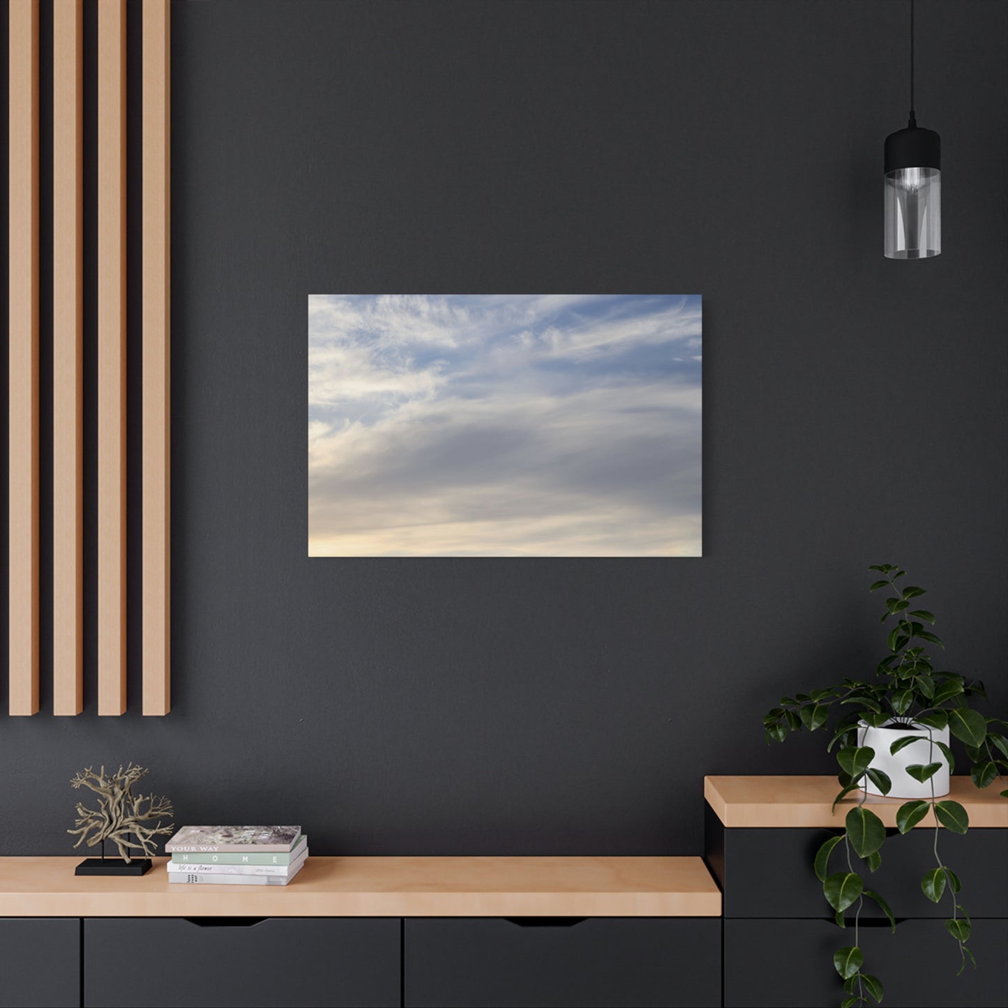Luminous Horizon - Unique Frameless Canvas Wall Art