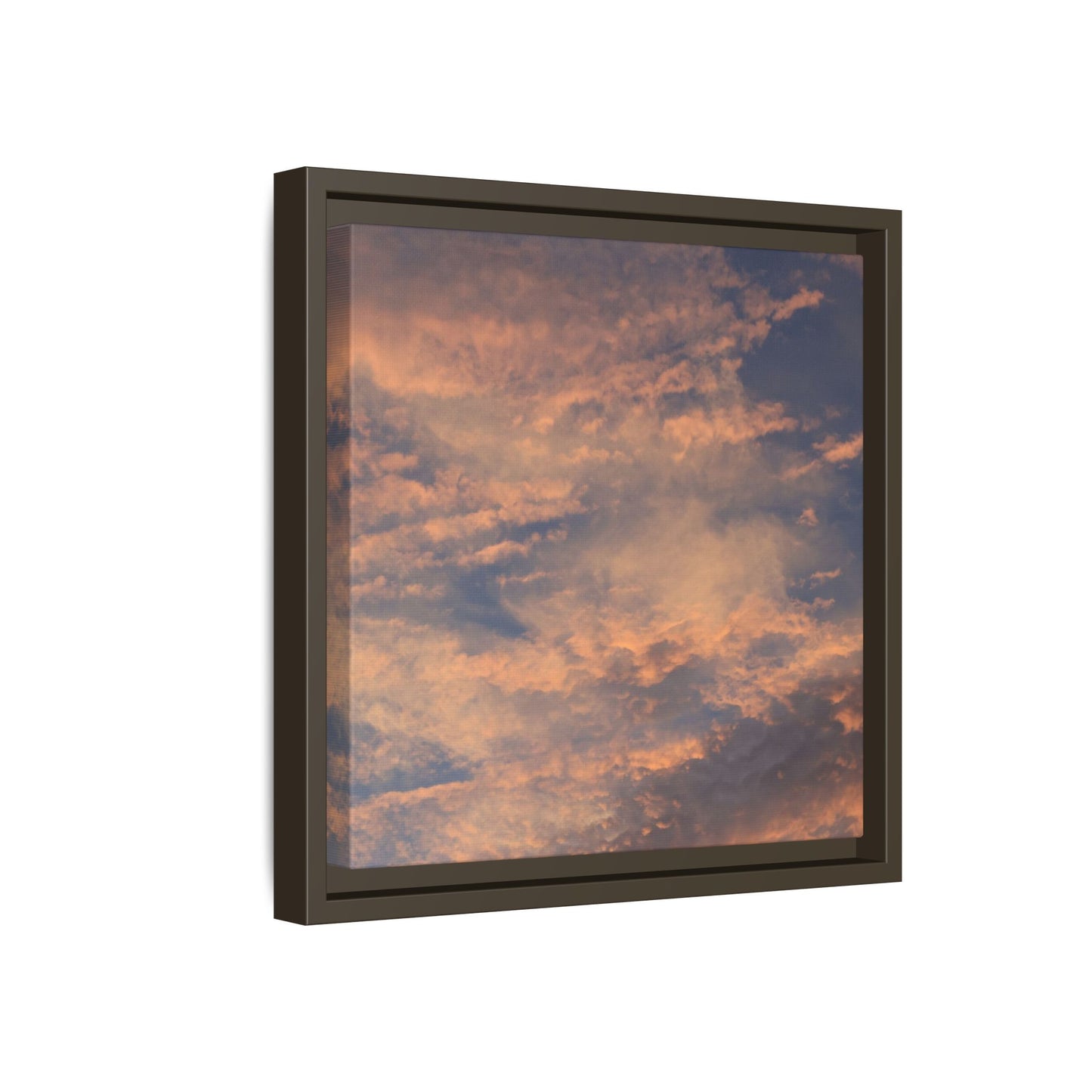 Sunset's Ethereal Canvas - Unique Stretched Canvas Wall Art