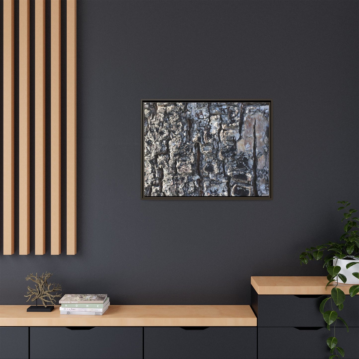 The Bark Chronicles - Unique Stretched Canvas Wall Art