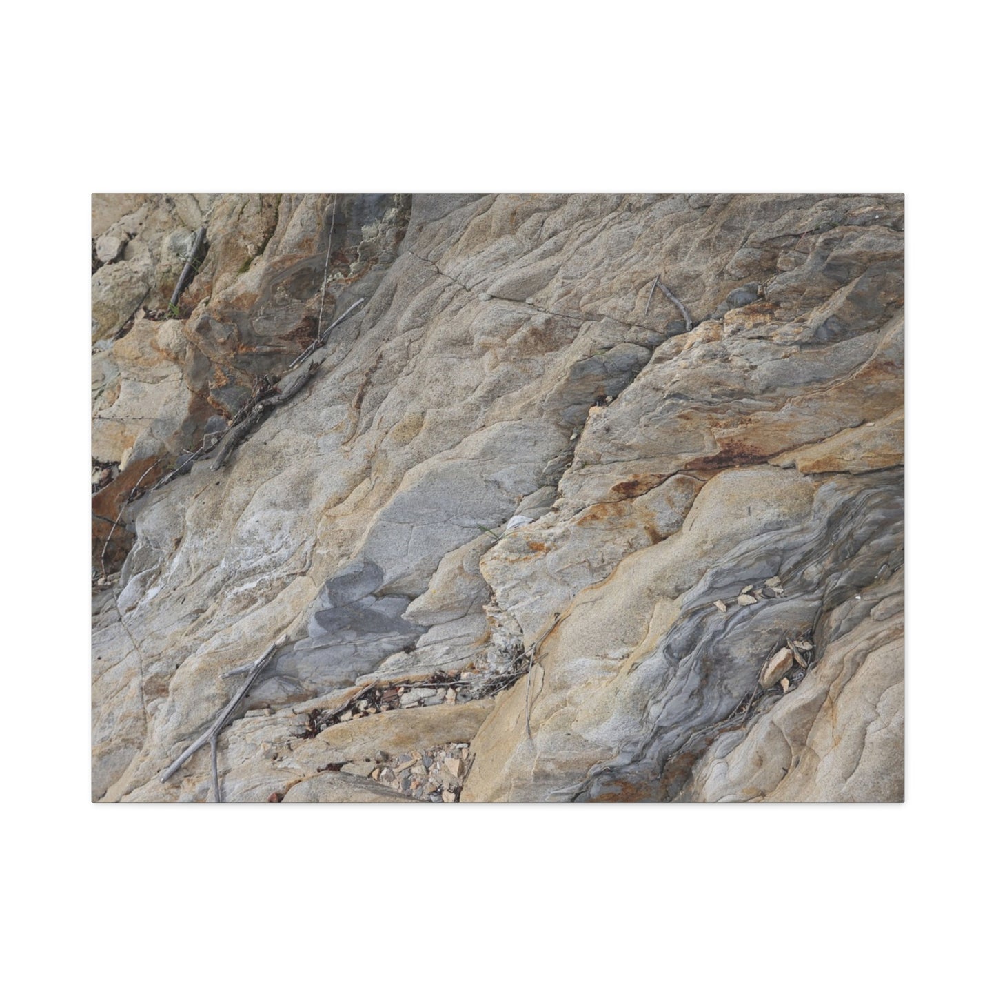 Stone Memory - Unique Frameless Canvas Wall Art