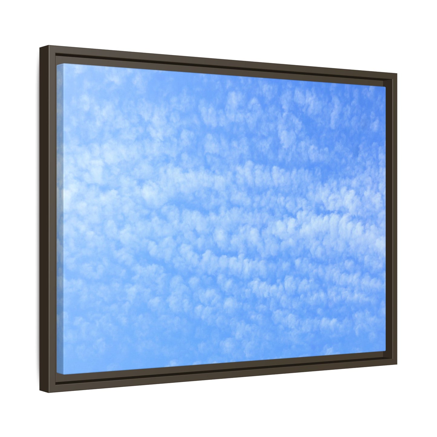 Wispy Blue Dreams - Unique Stretched Canvas Wall Art