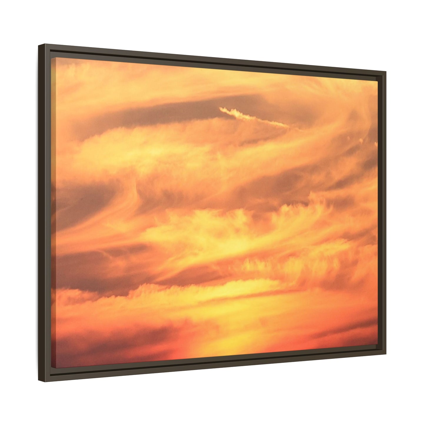 Burning Skies - Unique Stretched Canvas Wall Art
