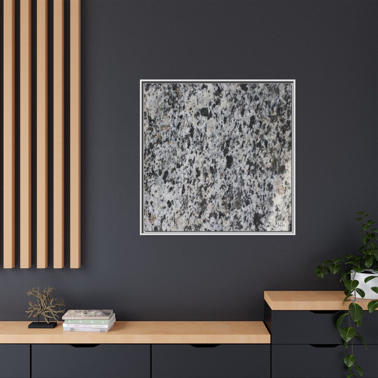 Granite Song - Unique Stretched Canvas Wall Art