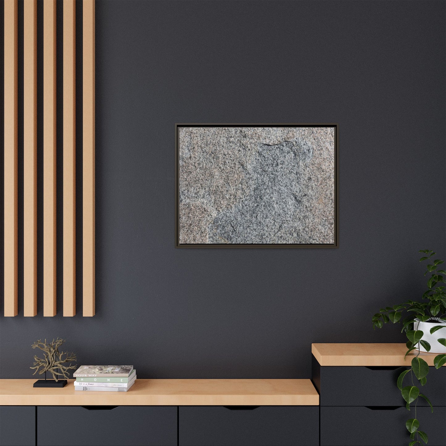 Stone Symphony - Unique Stretched Canvas Wall Art