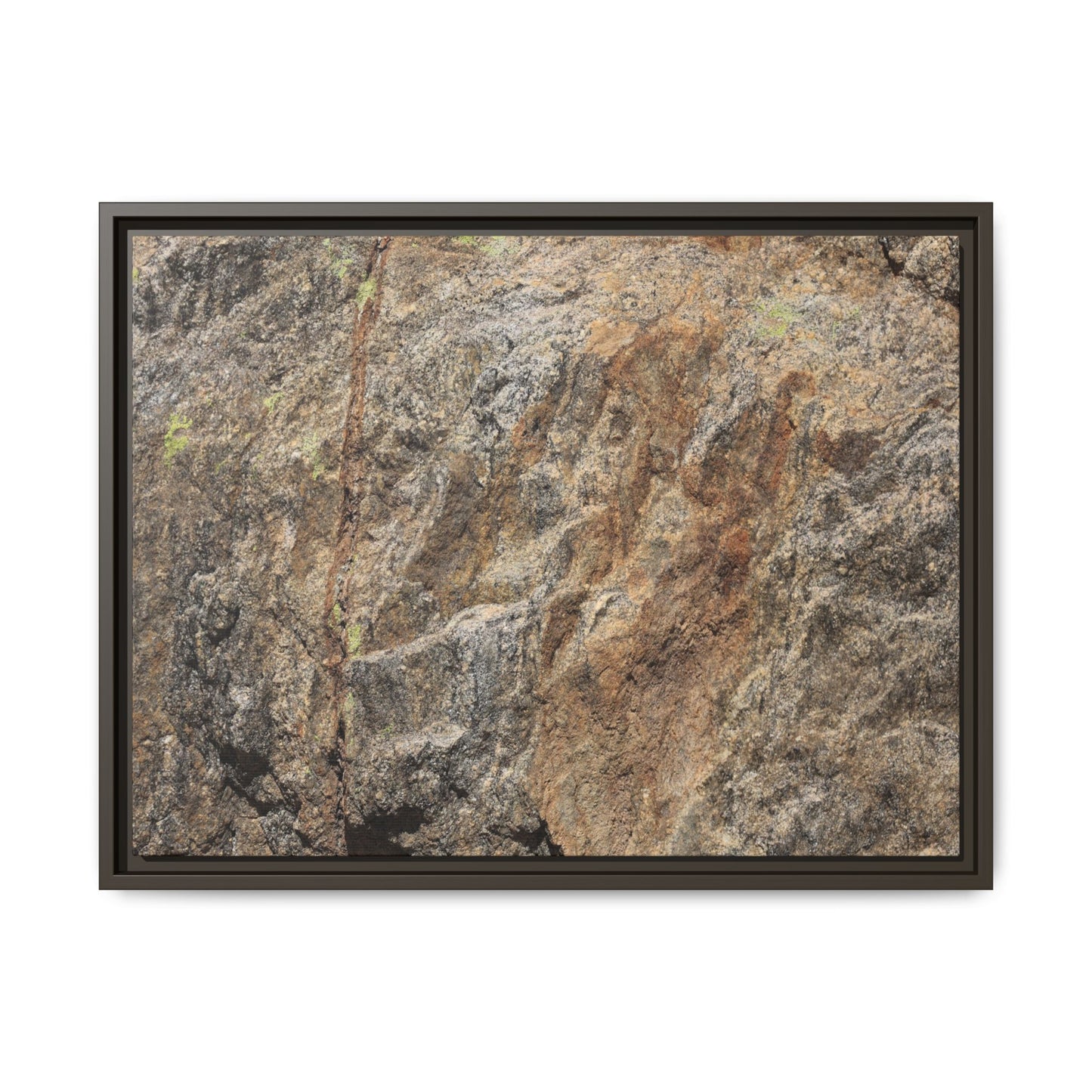 Weathered Rock Formation - Unique Stretched Canvas Wall Art