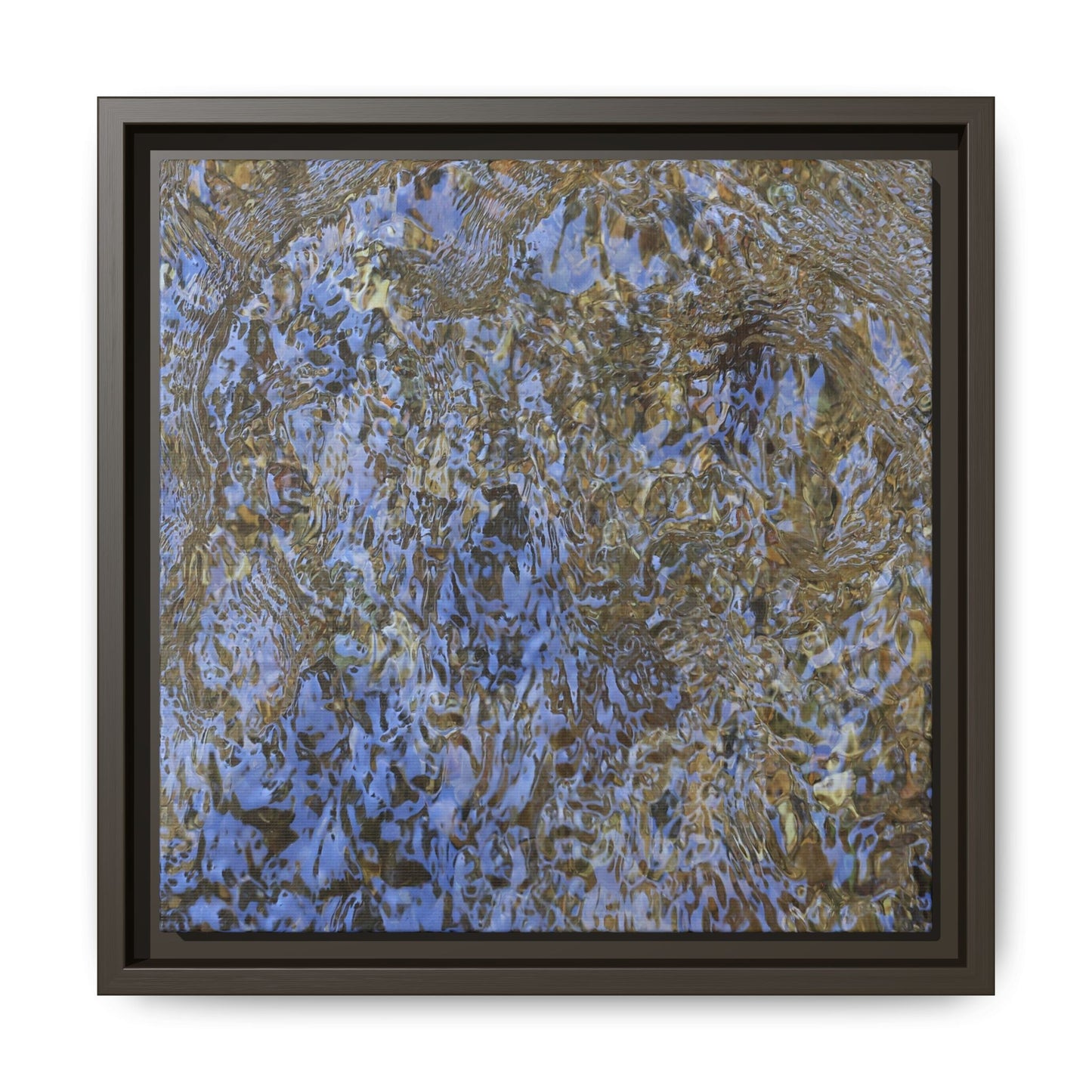 Aquatic Reflections - Unique Stretched Canvas Wall Art