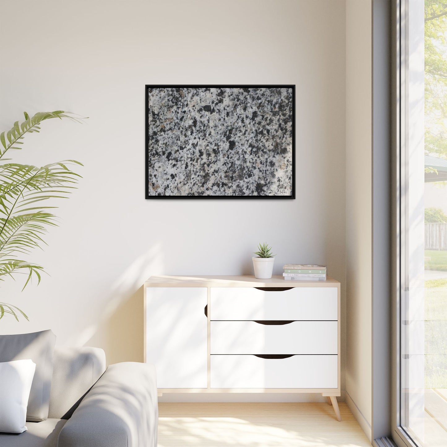 Granite Song - Unique Stretched Canvas Wall Art