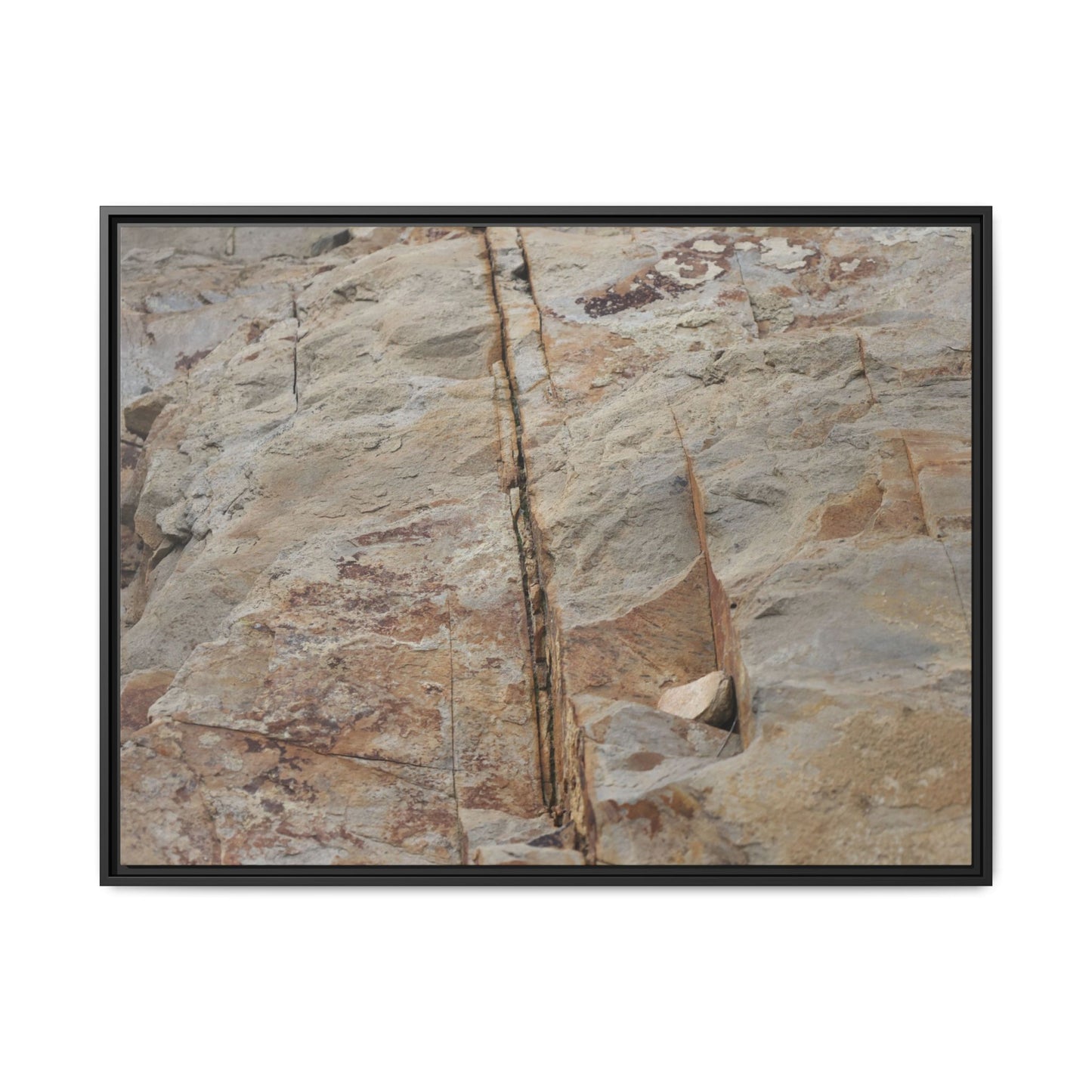 Sedimentary Symphony - Unique Stretched Canvas Wall Art