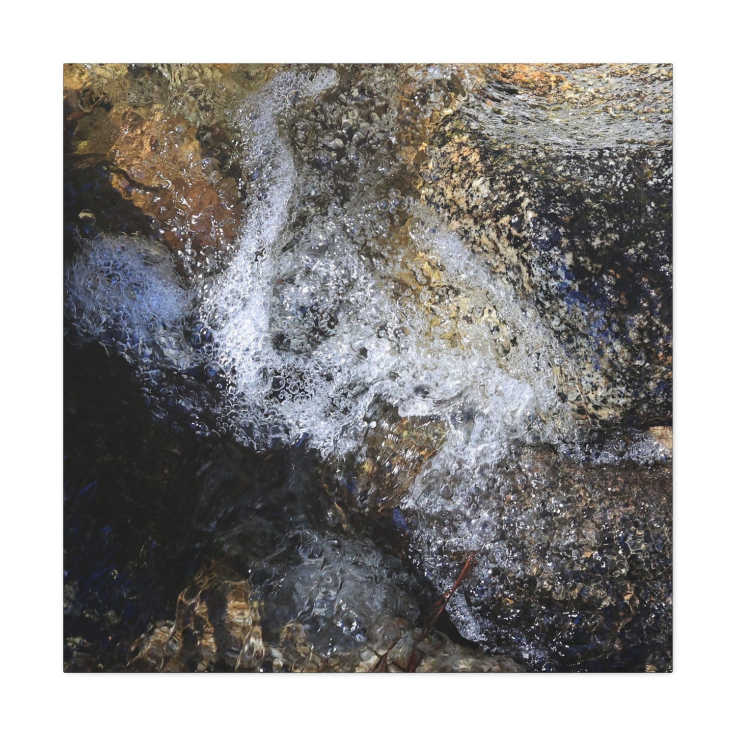Liquid Stone - Unique Frameless Canvas Wall Art