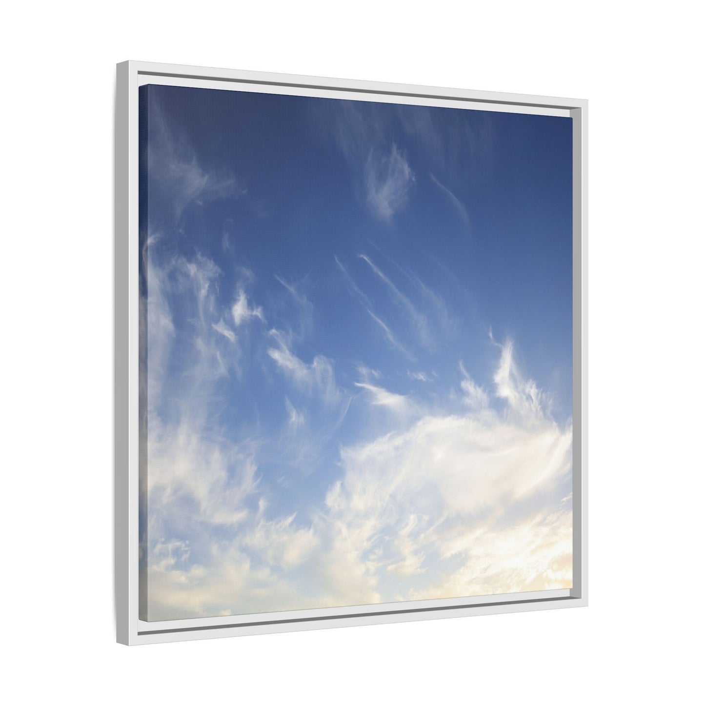 Whispers of Sky - Unique Stretched Canvas Wall Art