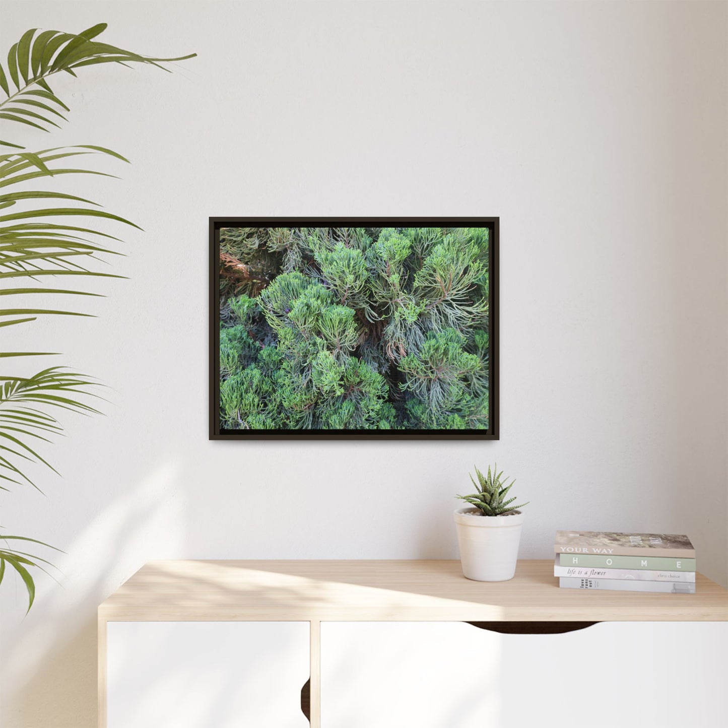 Verdant Whispers - Unique Stretched Canvas Wall Art