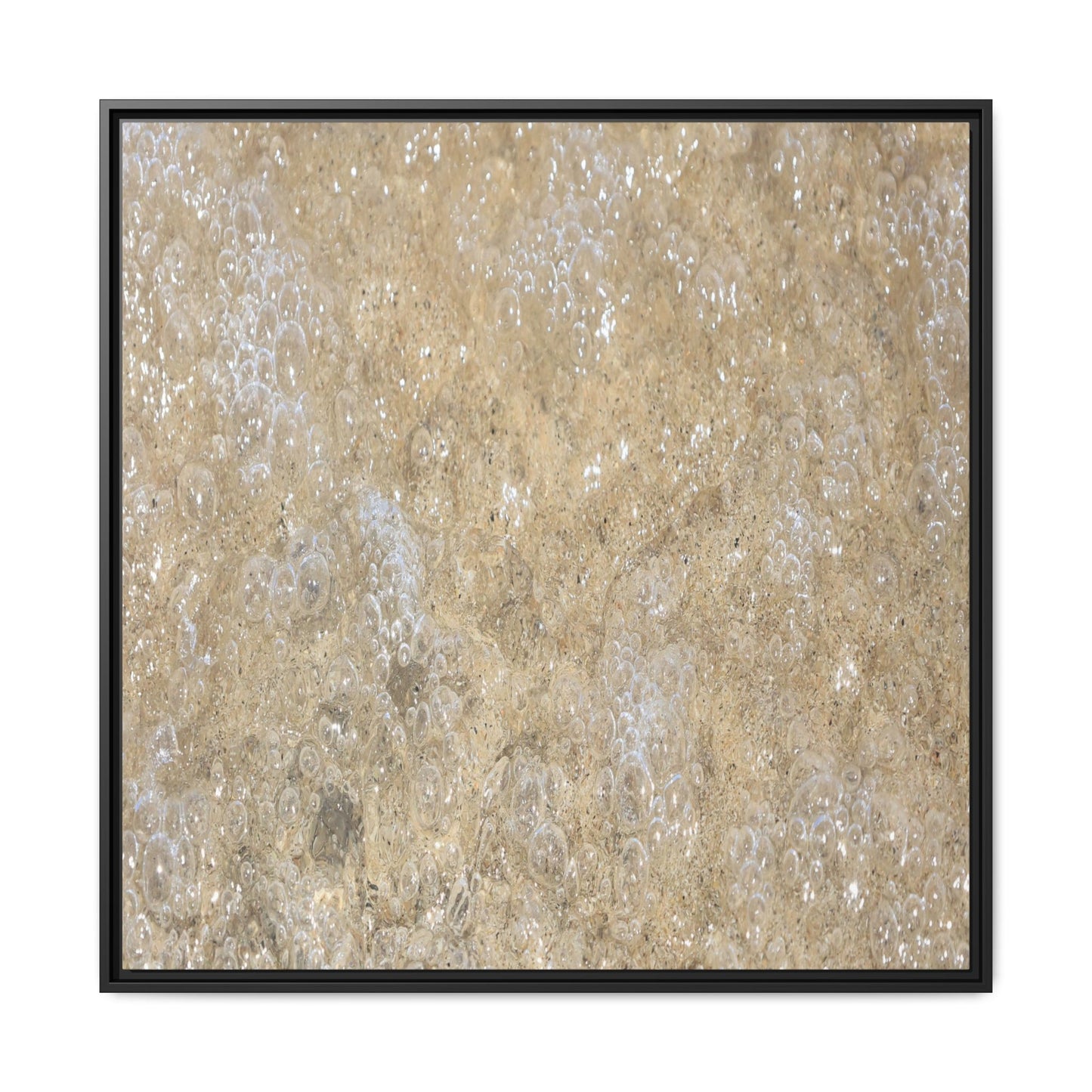Bubbling Sand - Unique Stretched Canvas Wall Art