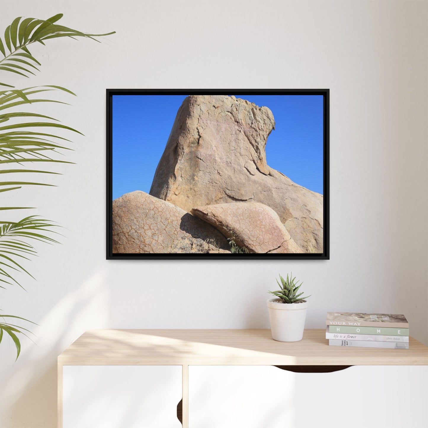 Rocky Sentinel - Unique Stretched Canvas Wall Art