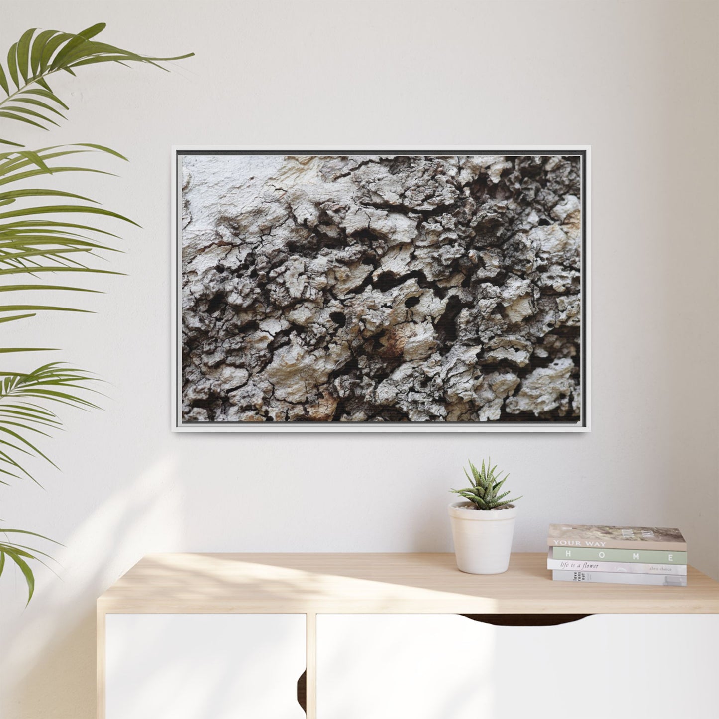 Cracked Terrain - Unique Stretched Canvas Wall Art