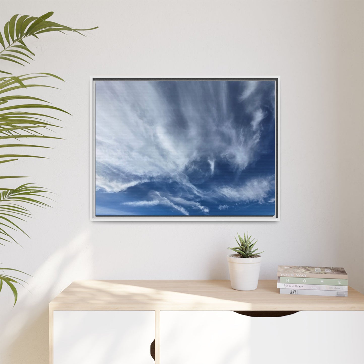 Ethereal Skies - Unique Stretched Canvas Wall Art