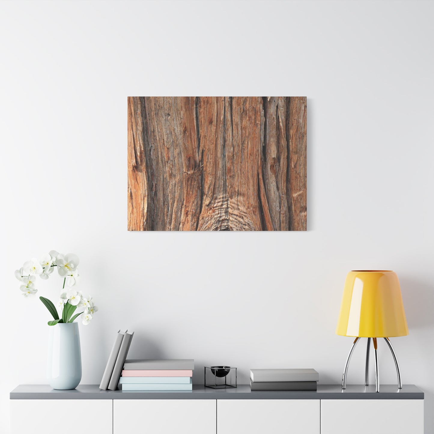 Bark's Ancient Whispers - Unique Frameless Canvas Wall Art