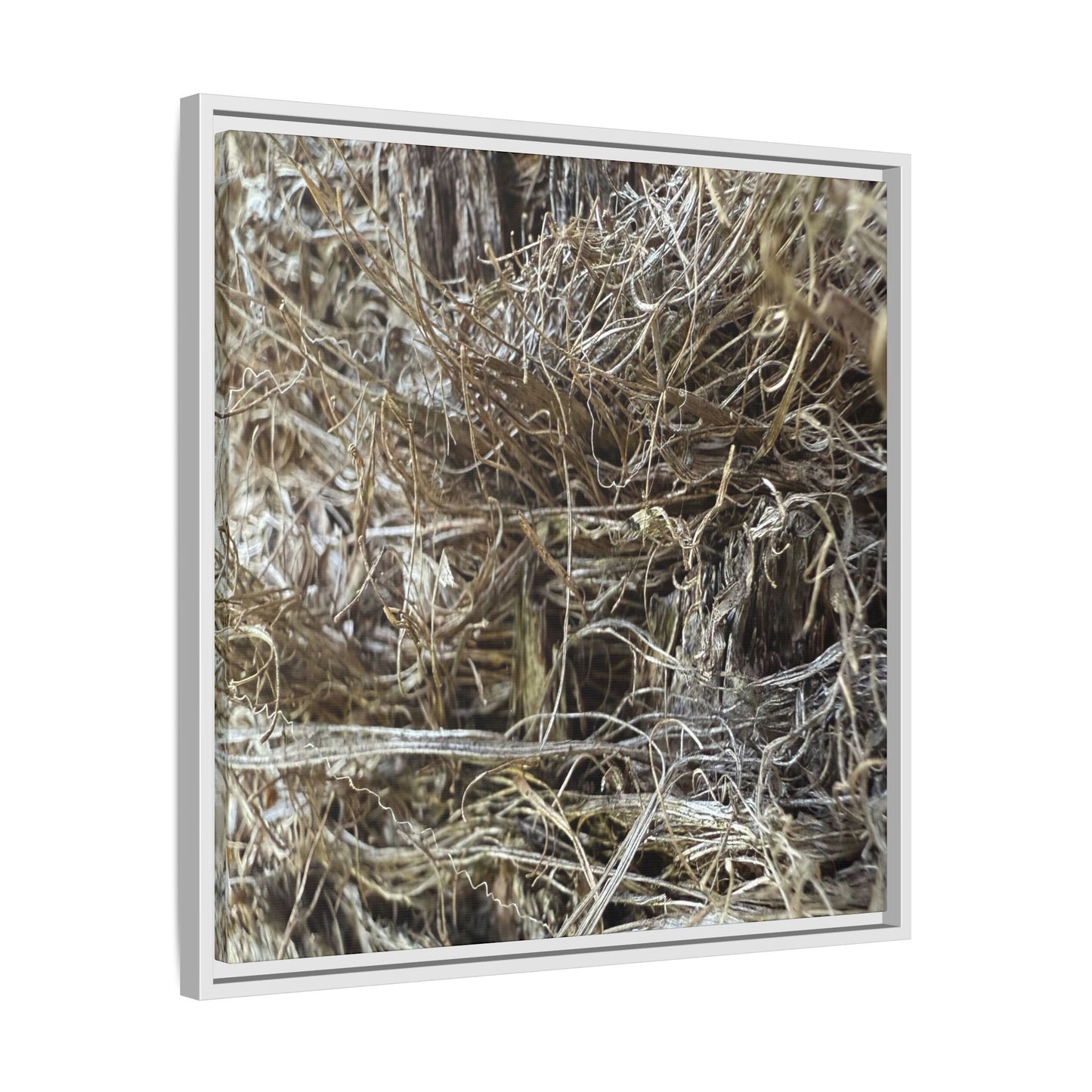 Tangled Whispers of Autumn - Unique Stretched Canvas Wall Art