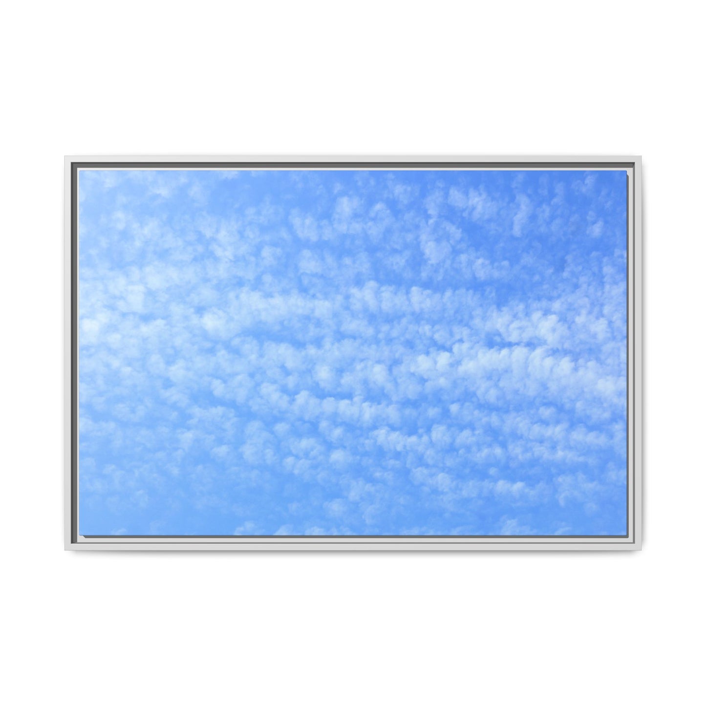 Wispy Blue Dreams - Unique Stretched Canvas Wall Art