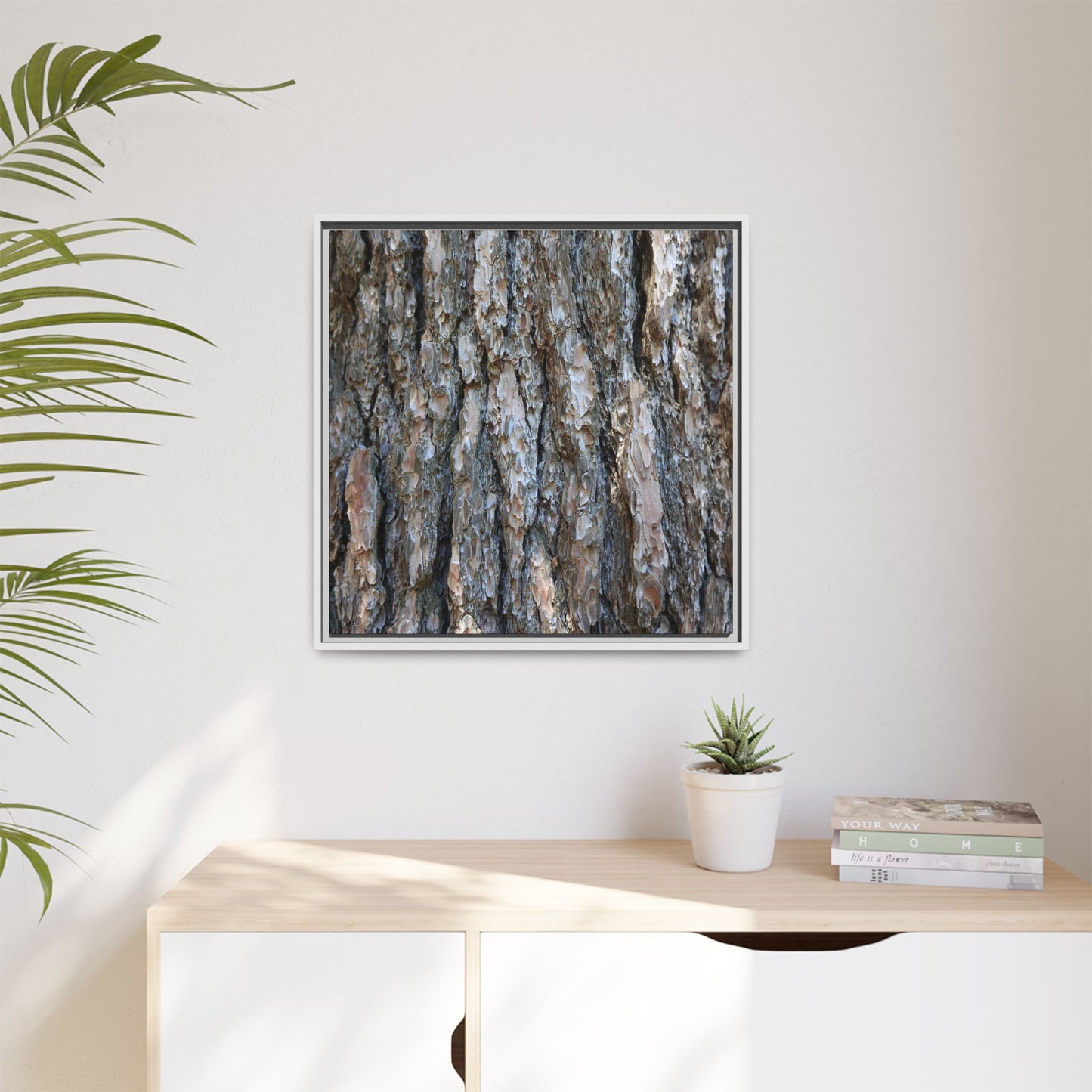 Bark Whispers - Unique Stretched Canvas Wall Art