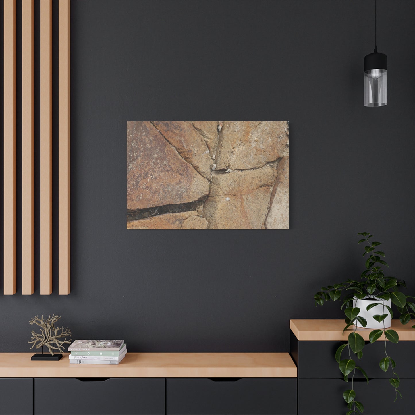 Cracked Earth's Canvas - Unique Frameless Canvas Wall Art