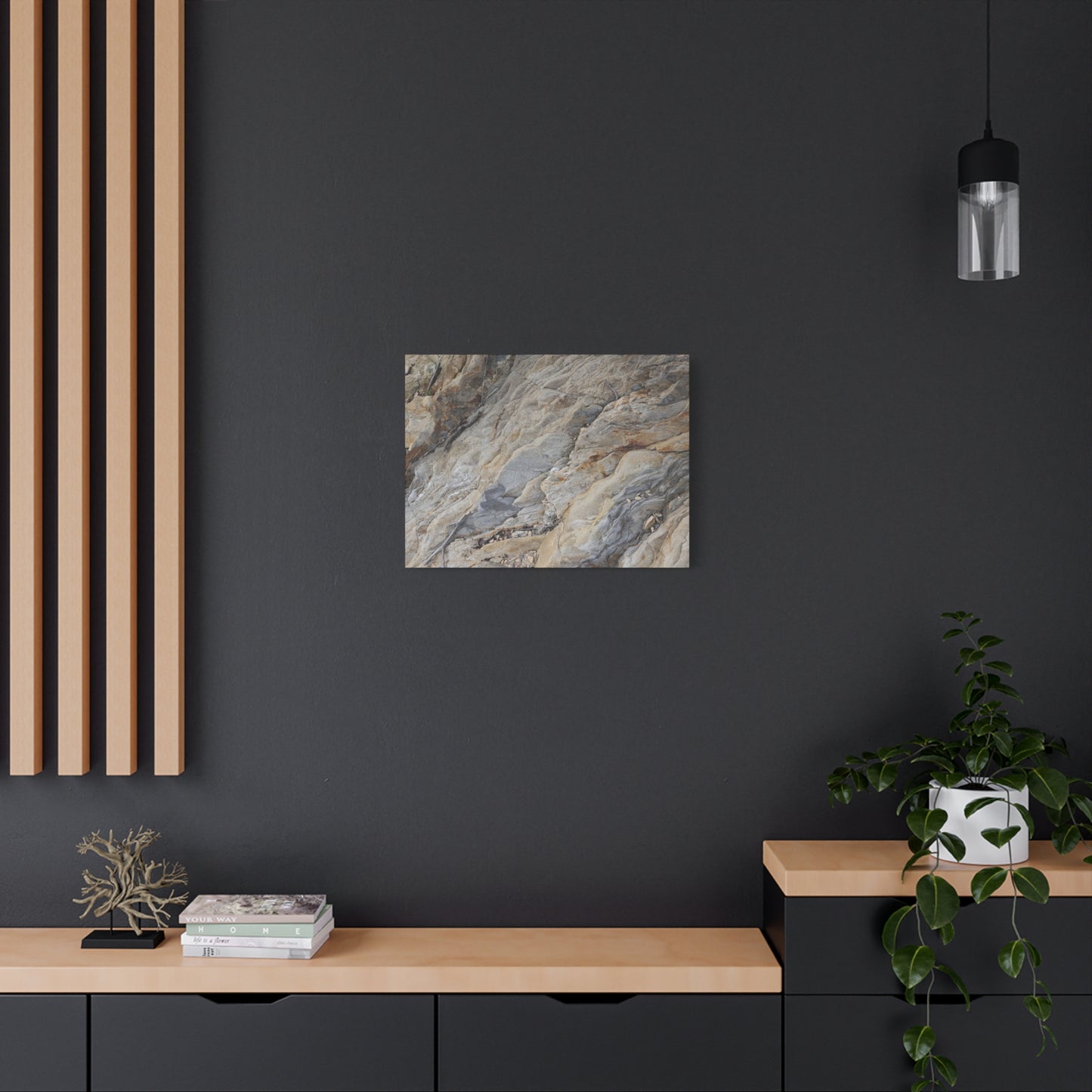 Stone Memory - Unique Frameless Canvas Wall Art