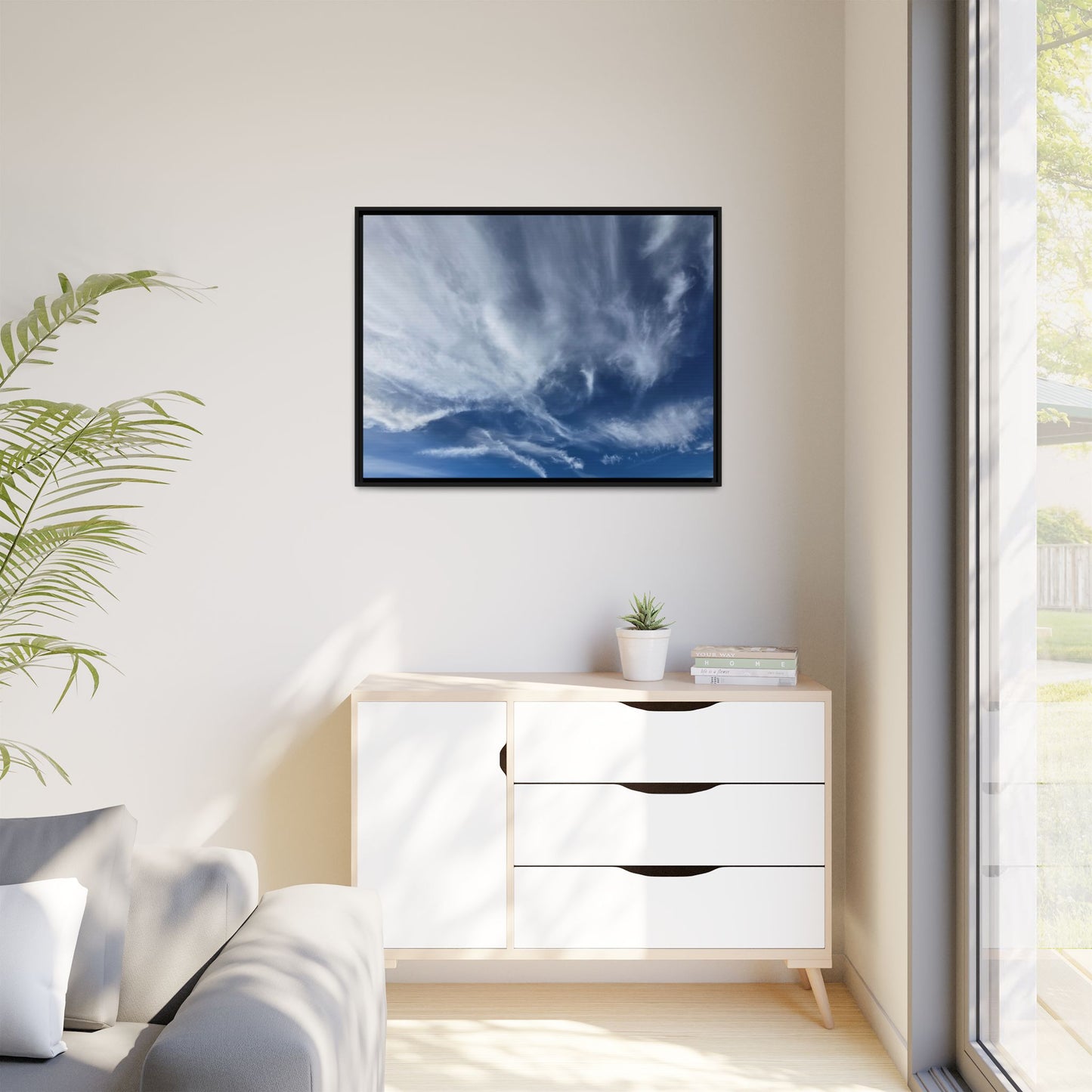 Ethereal Skies - Unique Stretched Canvas Wall Art