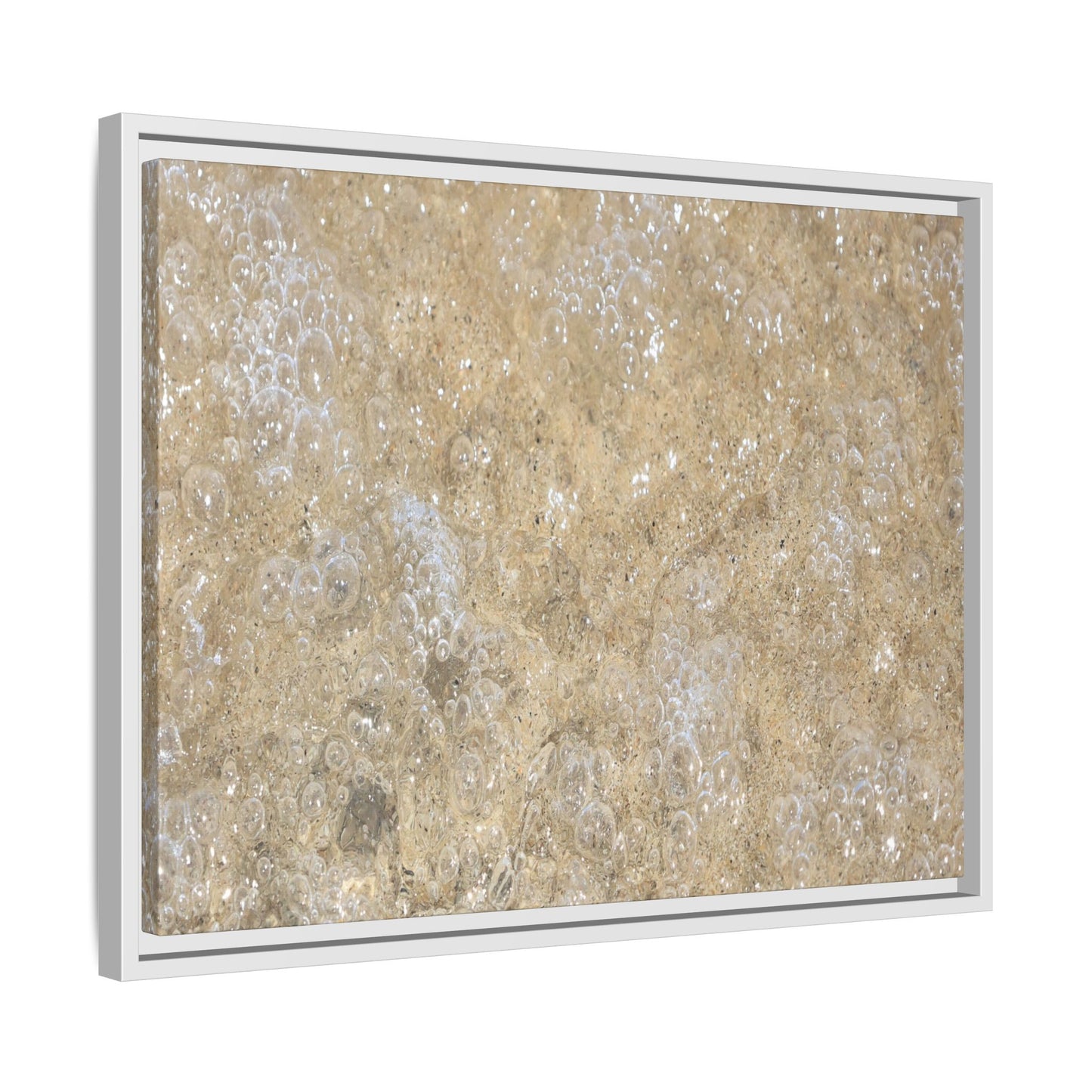 Bubbling Sand - Unique Stretched Canvas Wall Art