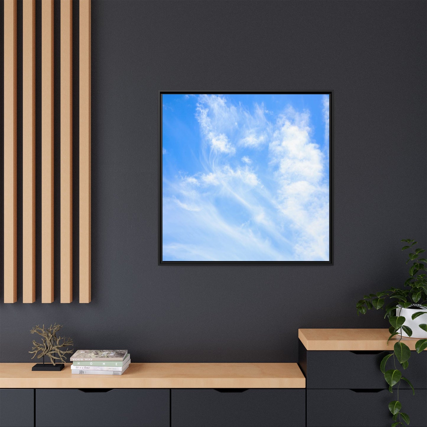 Azure Dreaming - Unique Stretched Canvas Wall Art