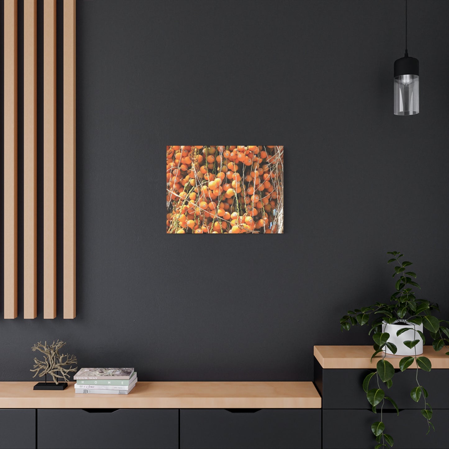 Orange Harvest - Unique Frameless Canvas Wall Art
