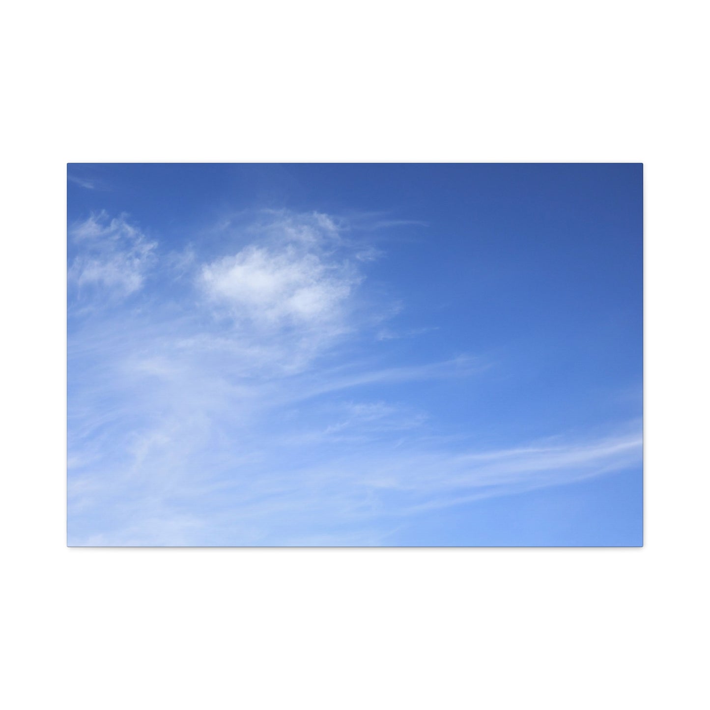 Blue Breath - Unique Frameless Canvas Wall Art