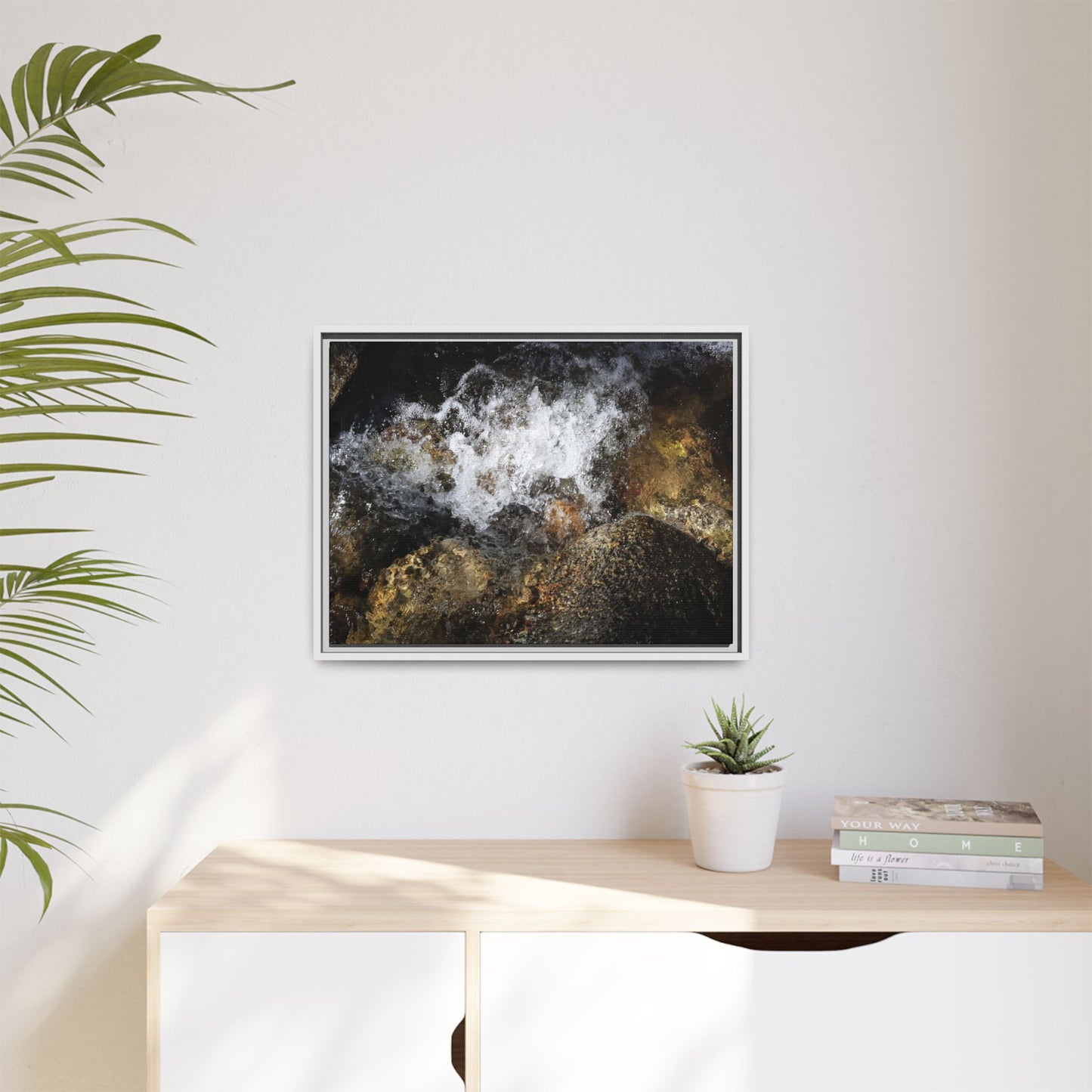 Cascading Momentum - Unique Stretched Canvas Wall Art