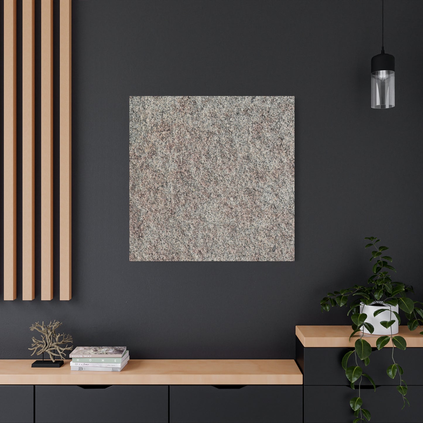 Stone Echoes - Unique Frameless Canvas Wall Art