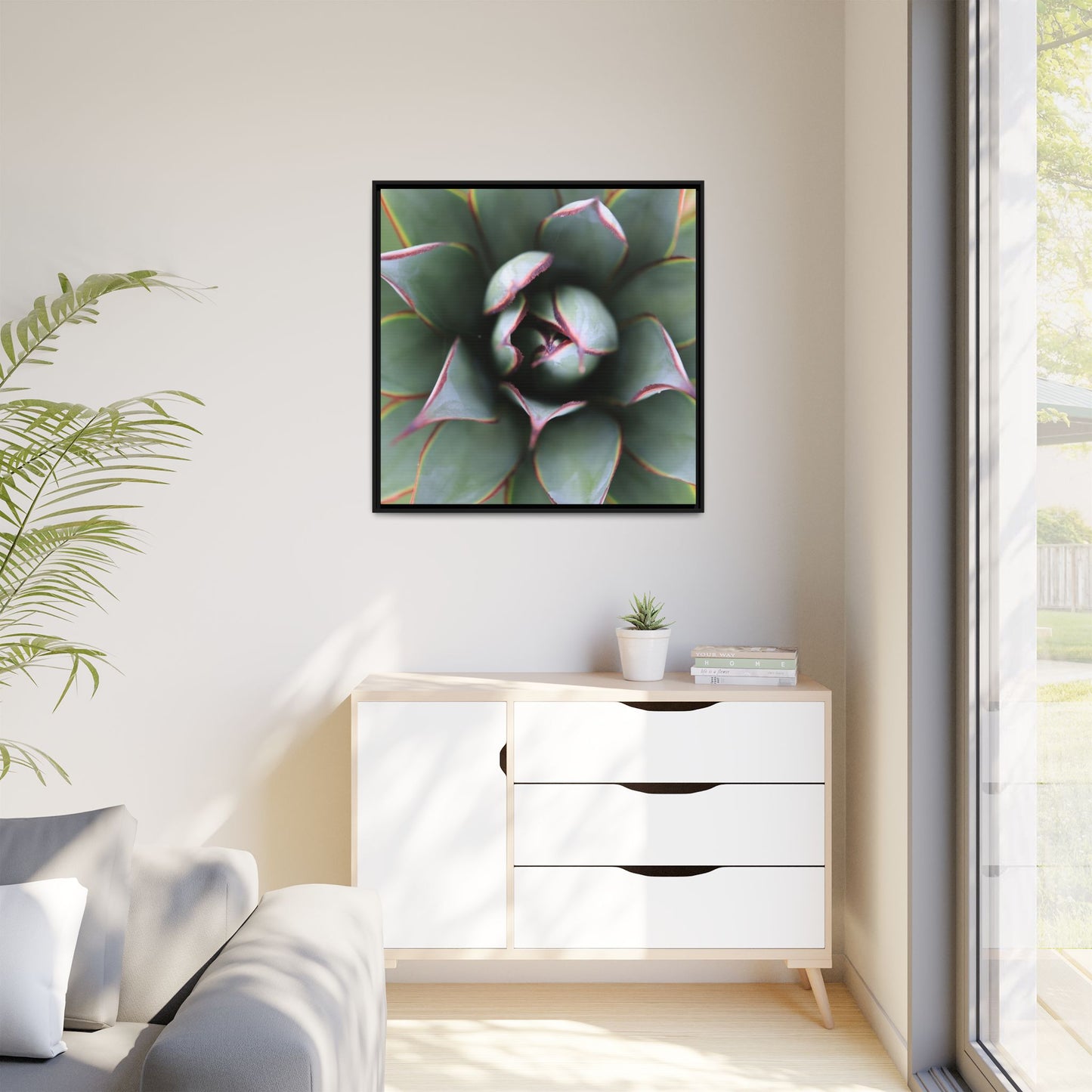 Spiky Elegance - Unique Stretched Canvas Wall Art