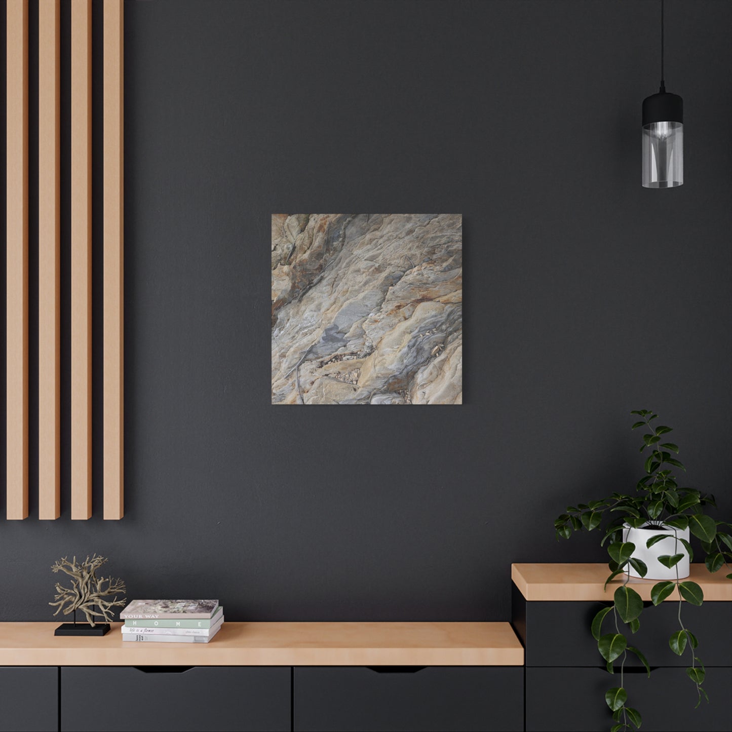Stone Memory - Unique Frameless Canvas Wall Art