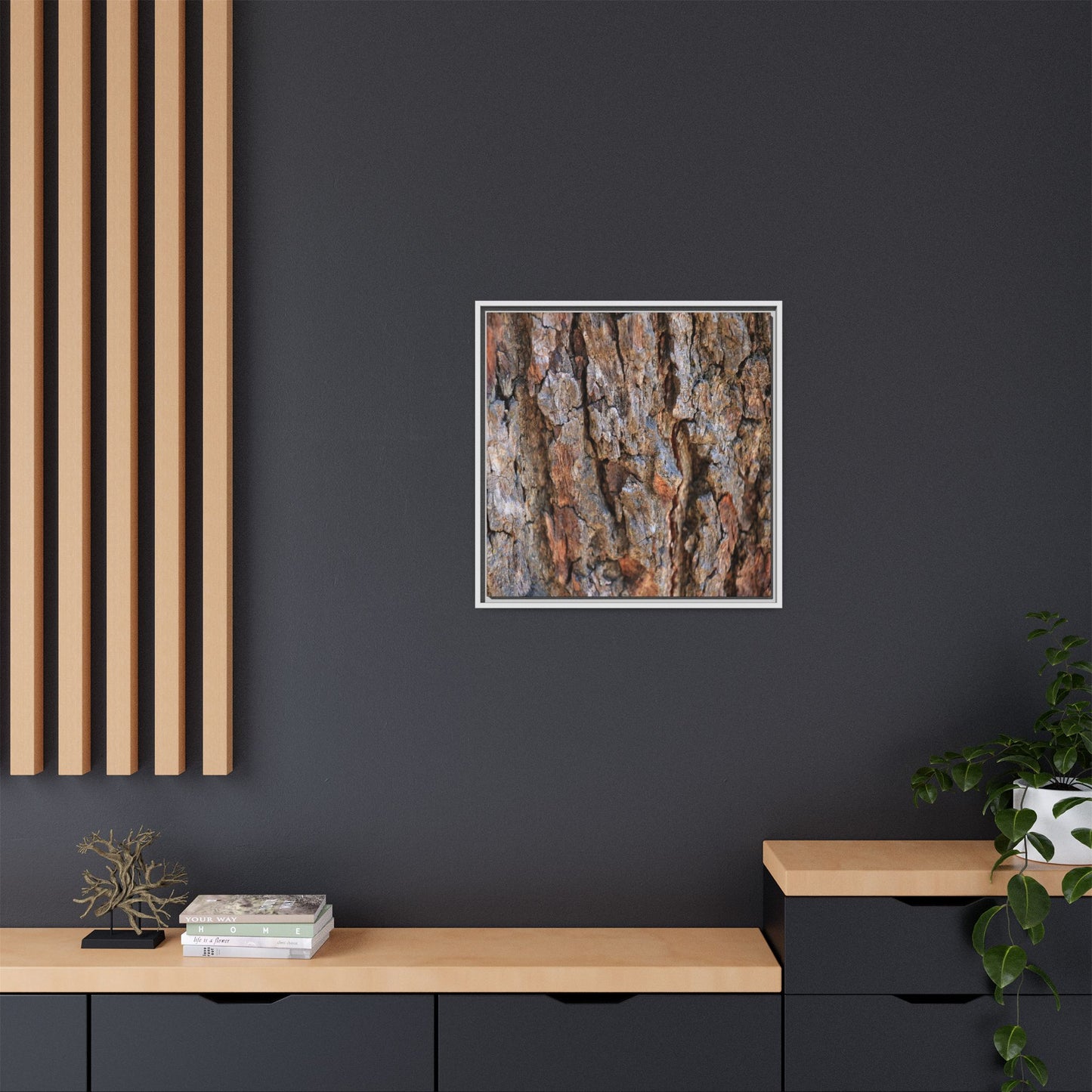 Craggy Textures - Unique Stretched Canvas Wall Art