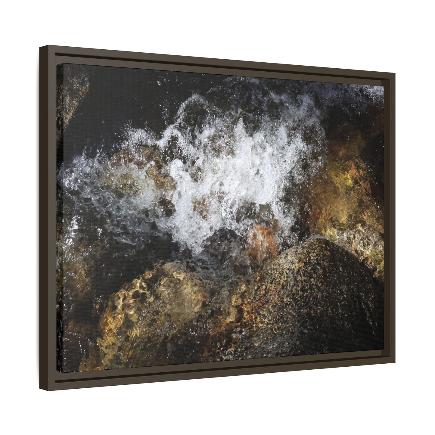 Cascading Momentum - Unique Stretched Canvas Wall Art
